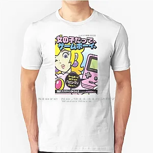 Princess Peach Game Boy Pocket Cartoon T-shirts