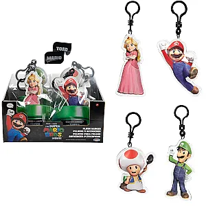 Mario Game Princess Peach Toads Padded Keychain