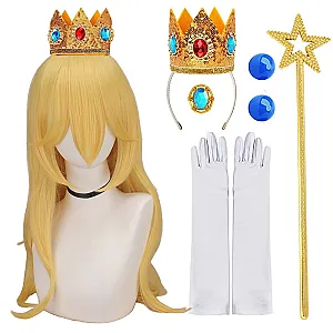 Princess Peach Game Character Wig For Girls