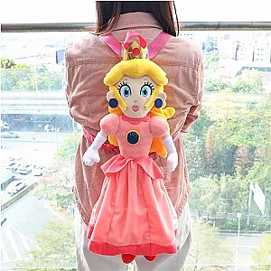 55cm Princess Peach Backpack Pink Bros Bag