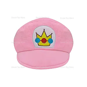 Princess Peach Pink Cosplay Caps