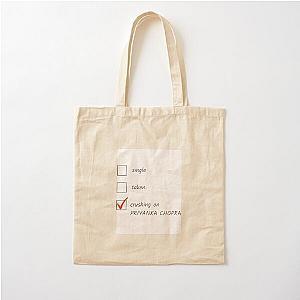 Crushing on Priyanka Chopra Cotton Tote Bag