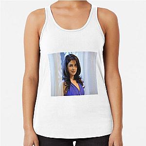 Berjalan Mulus Priyanka Chopra Violet Racerback Tank Top