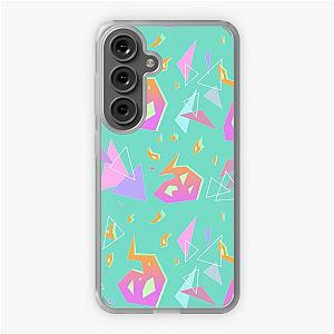 Promare Pattern (Electric Teal) Samsung Galaxy Soft Case