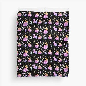 Promare Pattern (Black) Duvet Cover