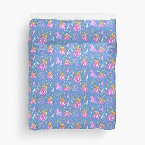 Promare Pattern (Blue-Gray) Duvet Cover