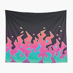 Promare Inspired Flames Tapestry