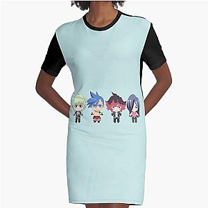 PROMARE CHIBI Graphic T-Shirt Dress