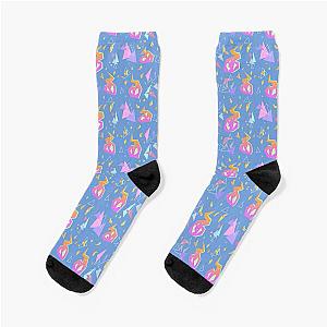 Promare Pattern (Blue-Gray) Socks