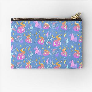 Promare Pattern (Blue-Gray) Zipper Pouch