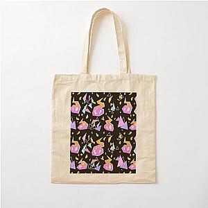 Promare Pattern (Black) Cotton Tote Bag