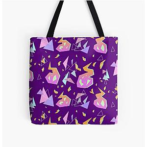 Promare Pattern (Purple) All Over Print Tote Bag