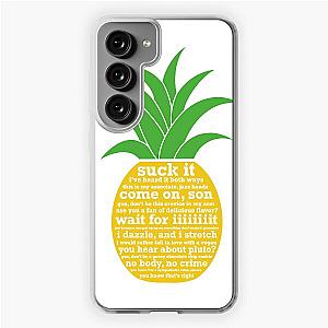 Psych Quotes Pineapple Samsung Galaxy Soft Case