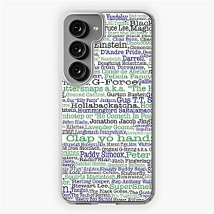 Psych tv show poster, nicknames, Burton Guster Samsung Galaxy Soft Case