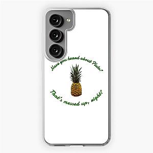 Psych pluto reference with pineapple Samsung Galaxy Soft Case