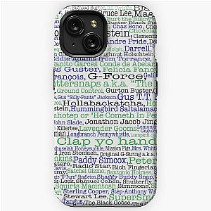 Psych tv show poster, nicknames, Burton Guster iPhone Tough Case