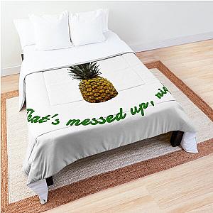 Psych pluto reference with pineapple Comforter