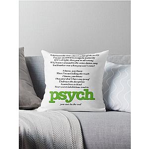 Psych theme song - I know, You know Throw Pillow