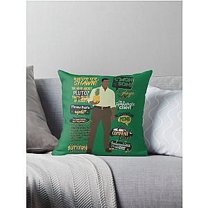 Psych - Gus Quotes Throw Pillow