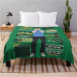Psych - Shawn Spencer Quotes Throw Blanket