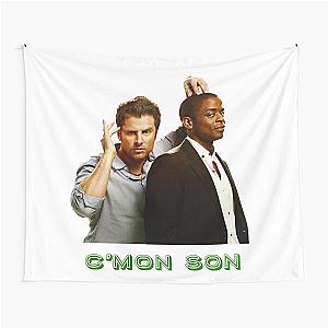 Psych "C'mon Son" design Tapestry