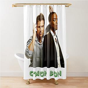 Psych "C'mon Son" design Shower Curtain