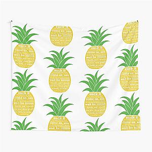 Psych Quotes Pineapple Tapestry