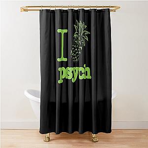 s Psych Pineapple Fruit Shower Curtain
