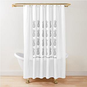 Psych pineapple T-shirt Shower Curtain