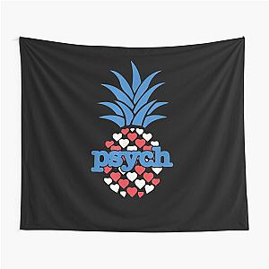Psych Pineapple American Flag Fruit Vintage Tapestry