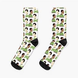 Psych Logo With Shawn And Gus Socks