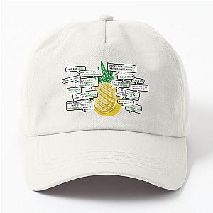 Iconic Psych Quotes ft. a Pineapple Dad Hat