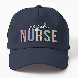 Psych Nurse retro colorful - Psychiatric Nurse - Mental Health Nurse - Gift for mental health Nurse and psych nurses Dad Hat