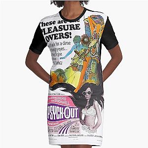Psych Out Graphic T-Shirt Dress