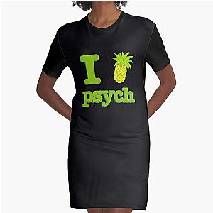 Psych I Love Psych Graphic T-Shirt Dress