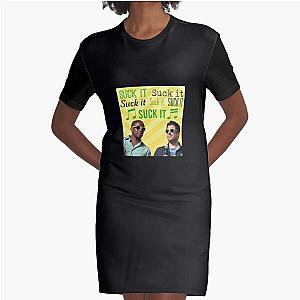 Psych Suck It Graphic T-Shirt Dress