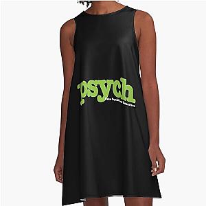 PSYCH Fake Psychic Real Detectives A-Line Dress