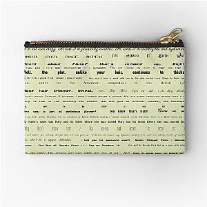 Psych Quotes Zipper Pouch