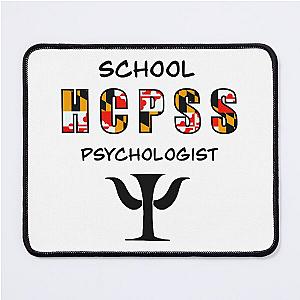 HCPSS School Psych with symbol Mouse Pad