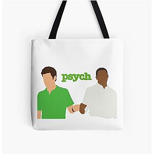 Psych Shawn and Gus All Over Print Tote Bag