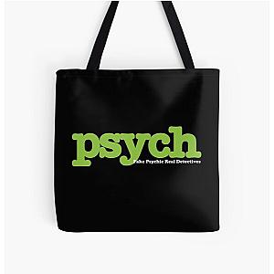 PSYCH Fake Psychic Real Detectives All Over Print Tote Bag