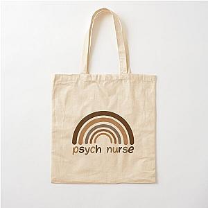 Psych Nurse Rainbow - Mental Health Nurse - Mental Health care worker - Gift for mental health worker Cotton Tote Bag