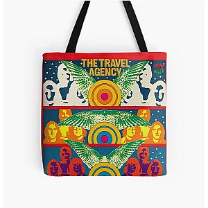 1960s70s Psychedelic RockPop Travel Agency Band T-Shirt All Over Print Tote Bag