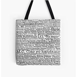 Psych tv show poster, nicknames, Burton Guster All Over Print Tote Bag