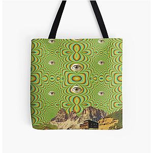 Psych Green All Over Print Tote Bag