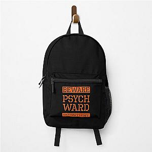 Psych Ward Funny Halloween Prison Backpack