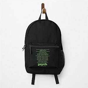 Psych Theme Text  Backpack