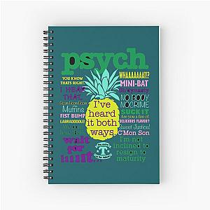 Psych Psych Tv Juliet Ohara Psychic Detective Henry Spencer - Psych Quote   Spiral Notebook