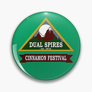 Psych - Dual Spires Cinnamon Festival Pin