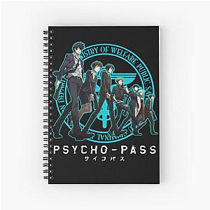 Graphic Funny Anime Psycho-Pass Main Characters Spiral Notebook